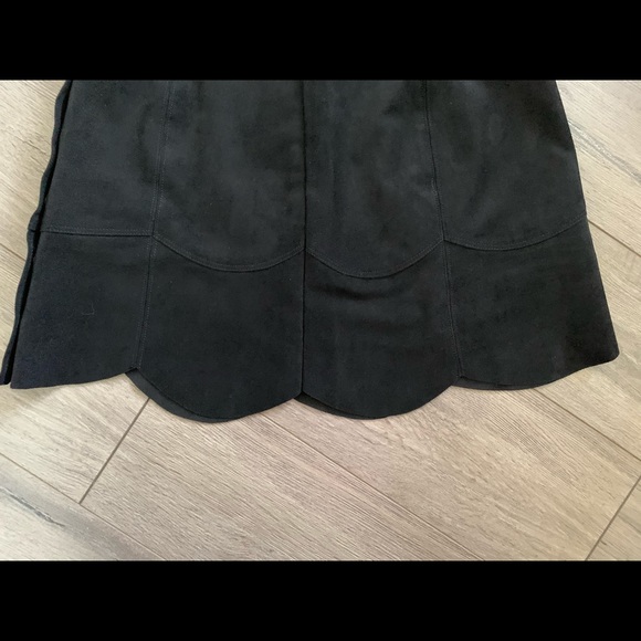 Button-Up Suede Skirt - Picture 2 of 2